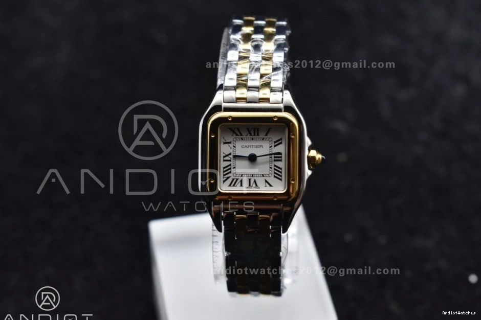 YG 22mm YG 1:1 Edition Bracelet Dial SS SS Ronda White 1002 Best Panthère UrbanChic on BVF Quartz 1208